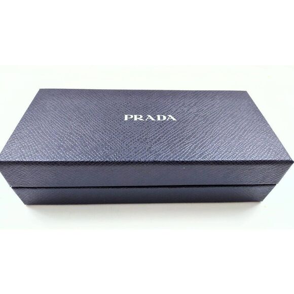 PRADA A16S BLACK SHN POLARIZED BLUE LENSE SUNGLASSES NEW IN CASE & BOX WITH TAGS - Picture 11 of 15